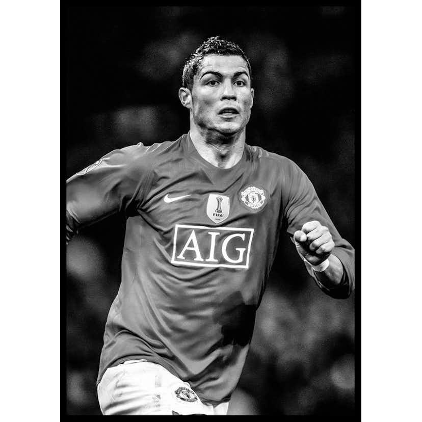 Poster Gallerix Cristiano Ronaldo 2009 B&W