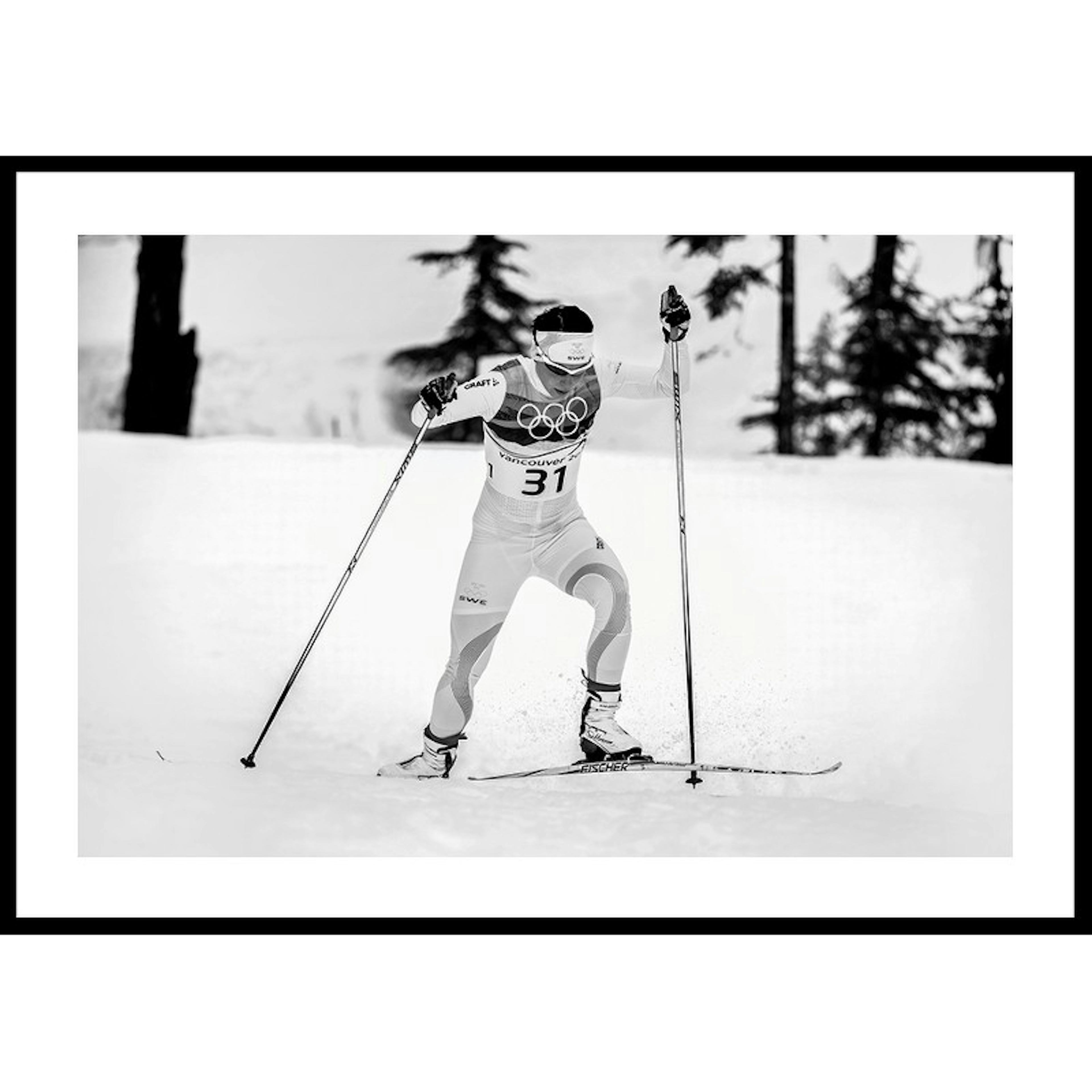 Poster Gallerix Charlotte Kalla OS-guld 2010 No1