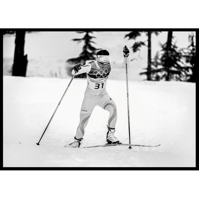 Poster Gallerix Charlotte Kalla OS-guld 2010 No1