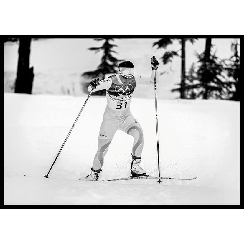 Poster Gallerix Charlotte Kalla OS-guld 2010 No1