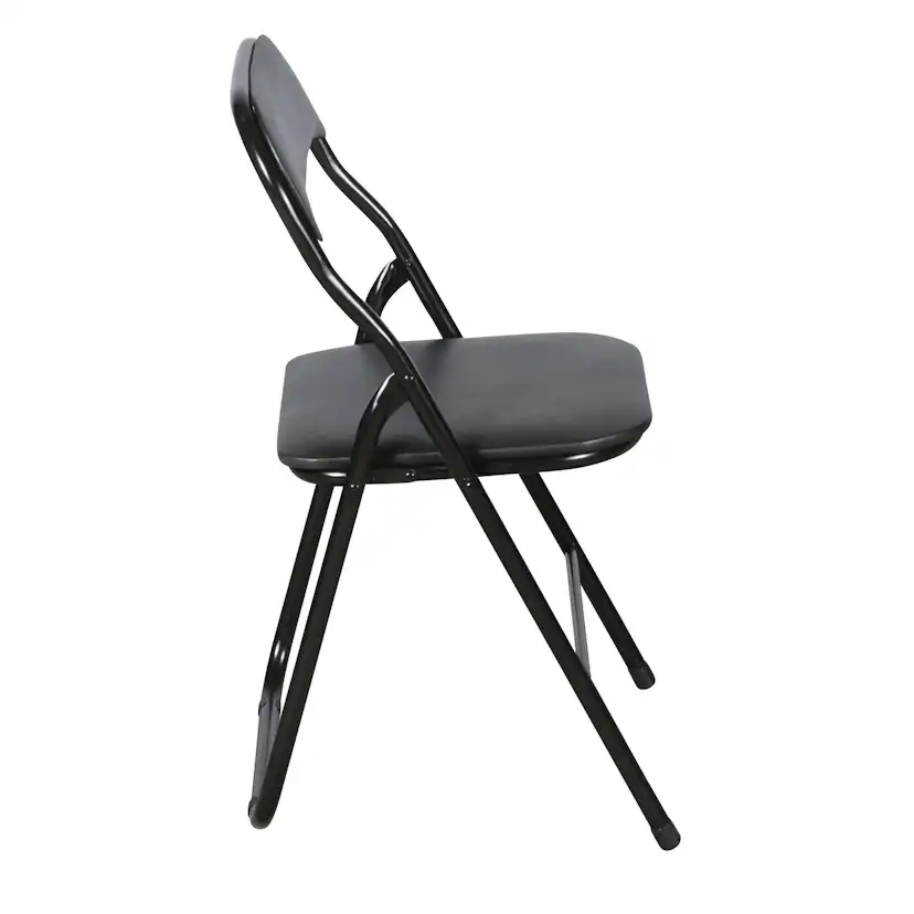 Klappstol Day Emil Svart Aluminumstol, Hopfällbar