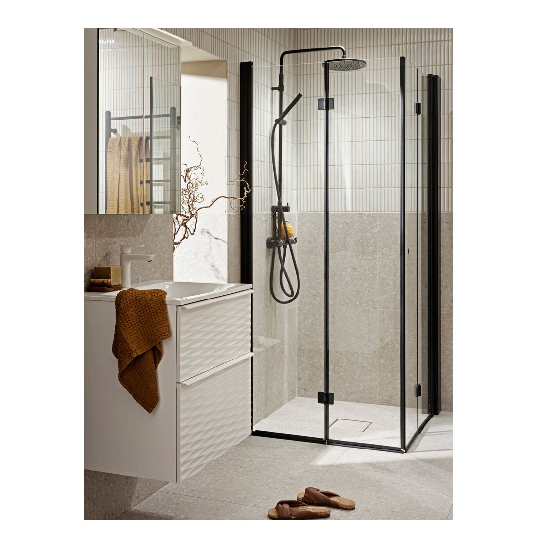 Duschhörn Alterna Lusso Vikdörrar