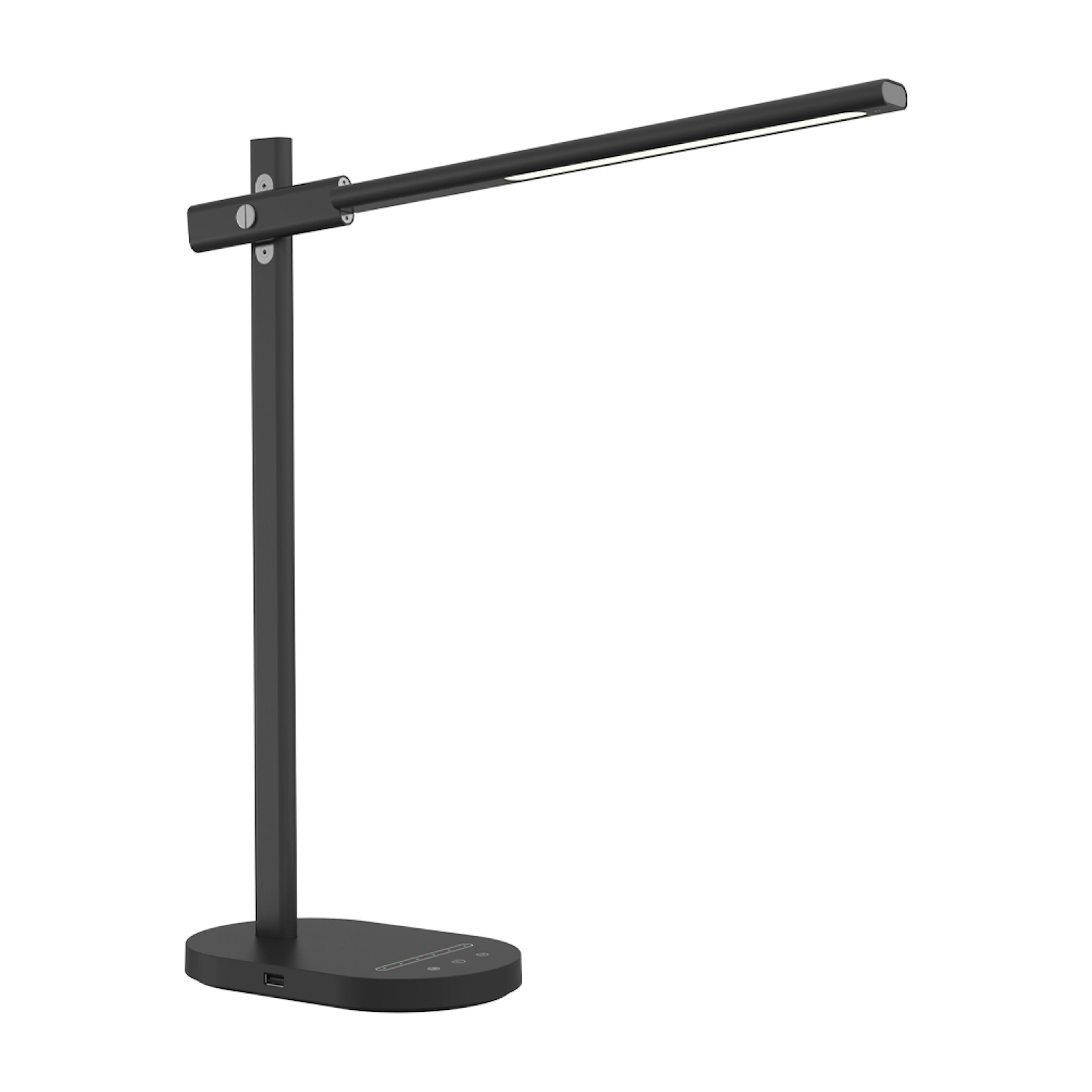 Bordslampa Halo Design Office Adjust Light USB Svart