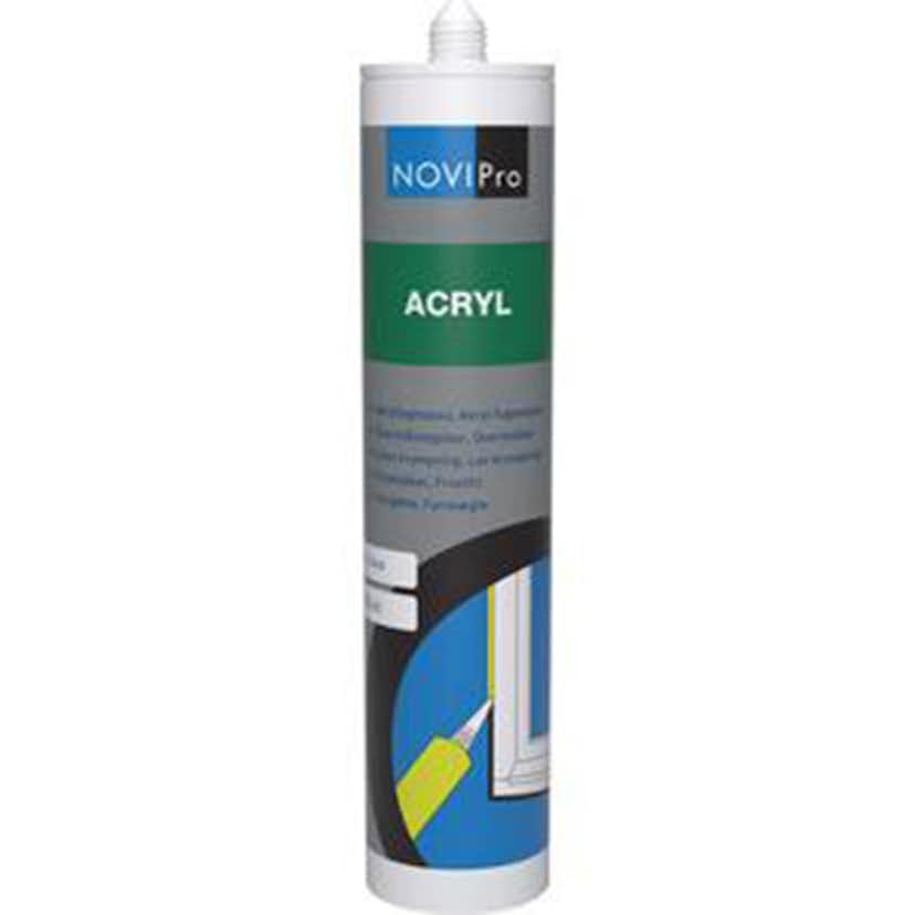 Akrylfog Dahl Vit Novipro 310 ml