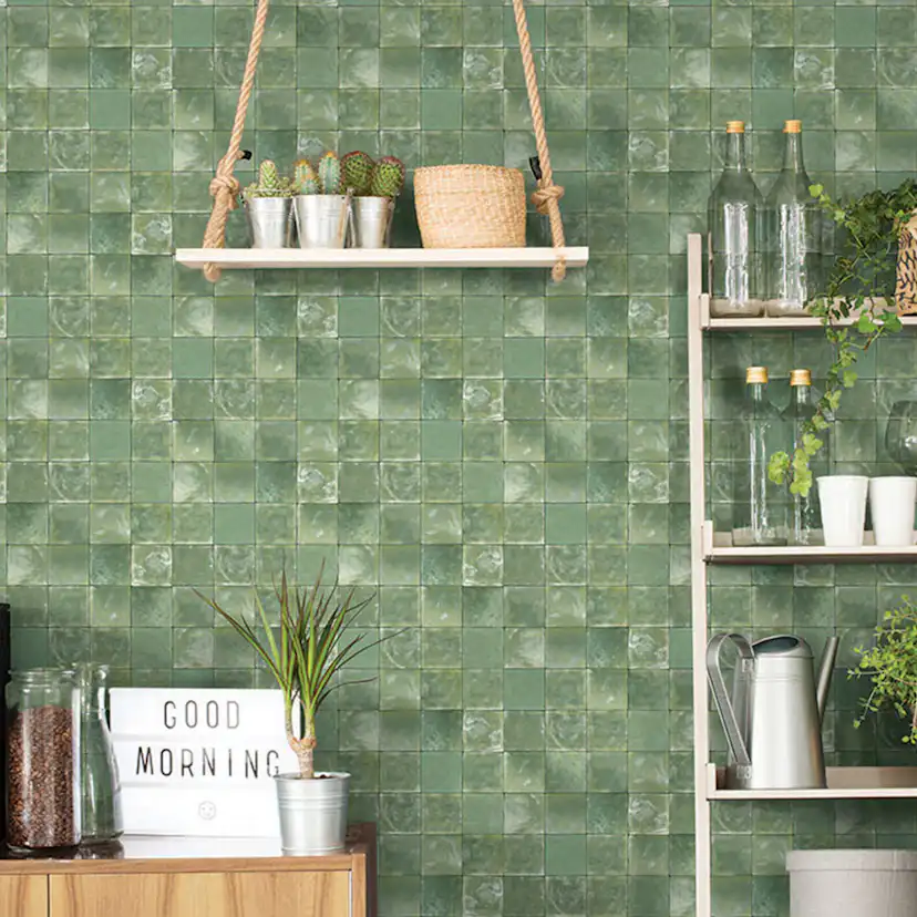 Tapet Galerie Wallcoverings Evergreen 7345 Non Woven, Grön