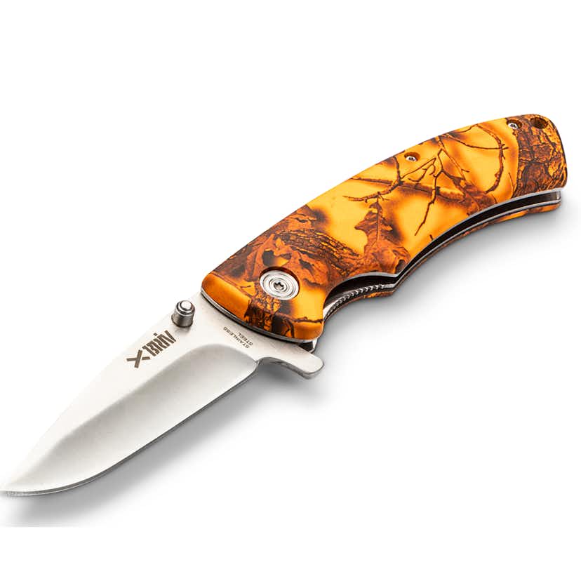 Jackknife Briv Orange Camo