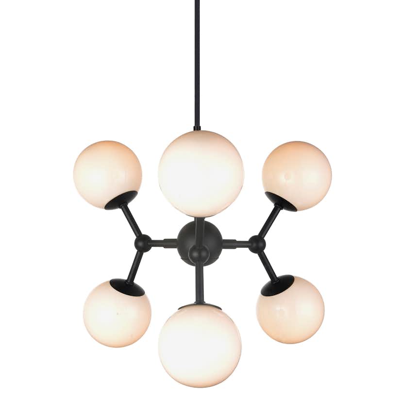 Taklampa Halo Design Atom Chandelier 6L G9