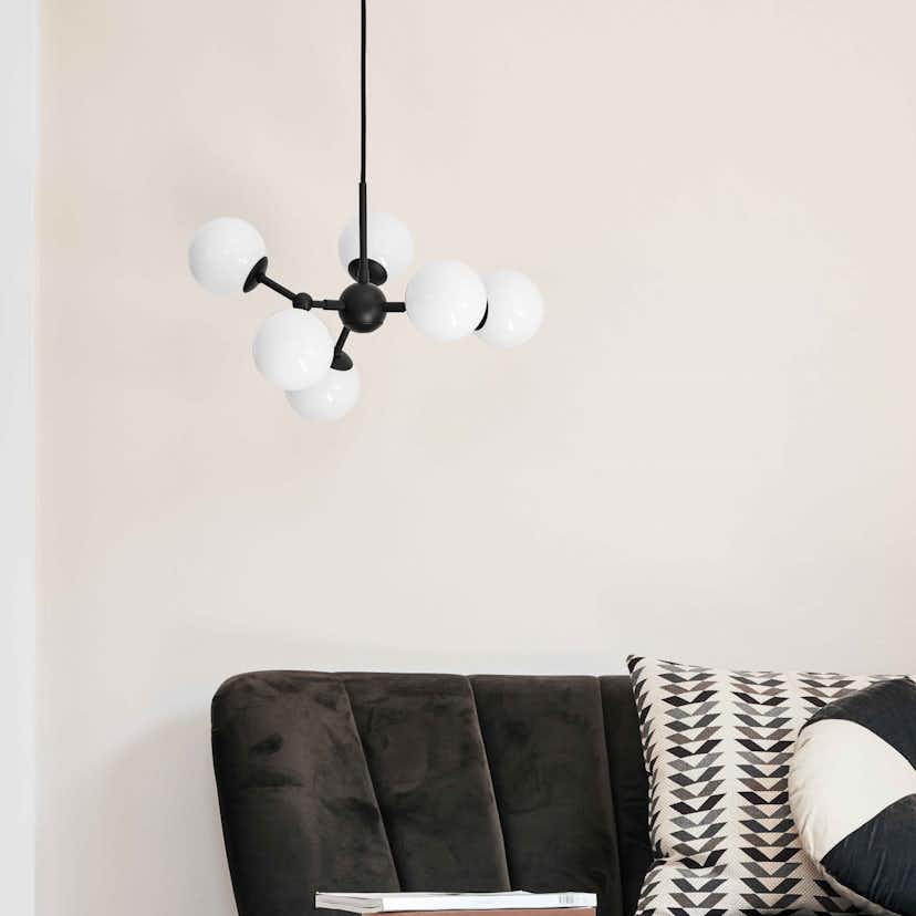 Taklampa Halo Design Atom Chandelier 6L G9