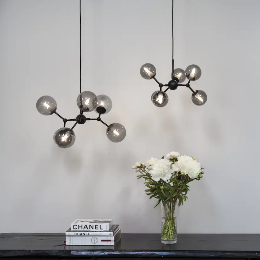 Taklampa Halo Design Atom Chandelier 6L G9