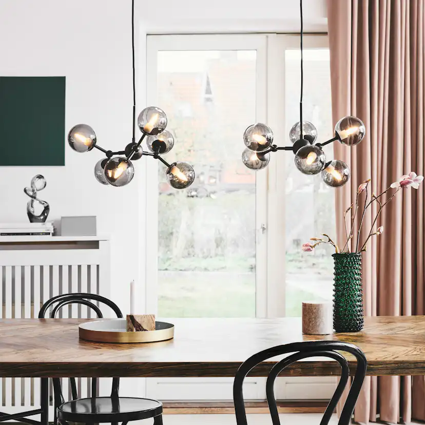 Taklampa Halo Design Atom Chandelier 6L G9