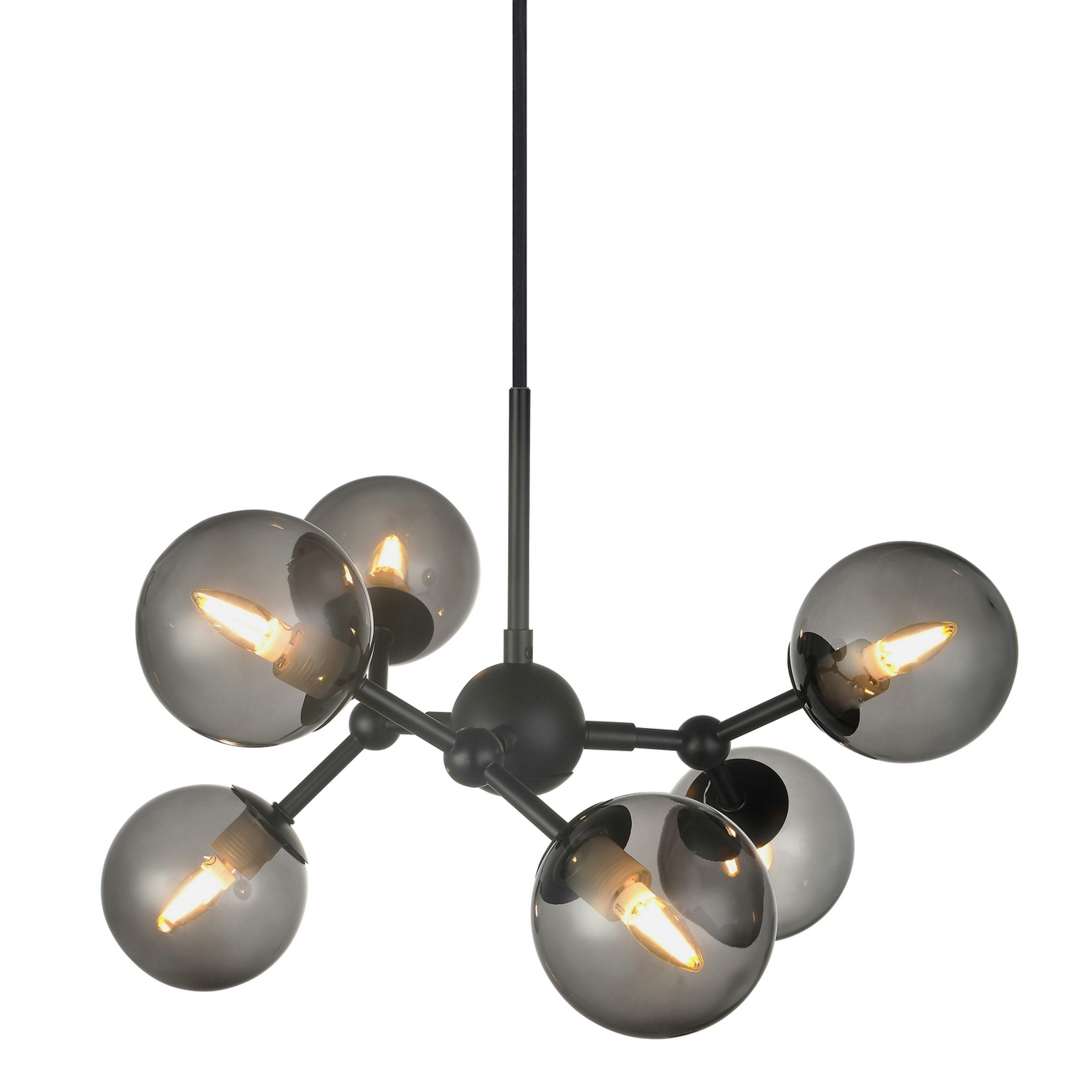 Taklampa Halo Design Atom Chandelier 6L G9