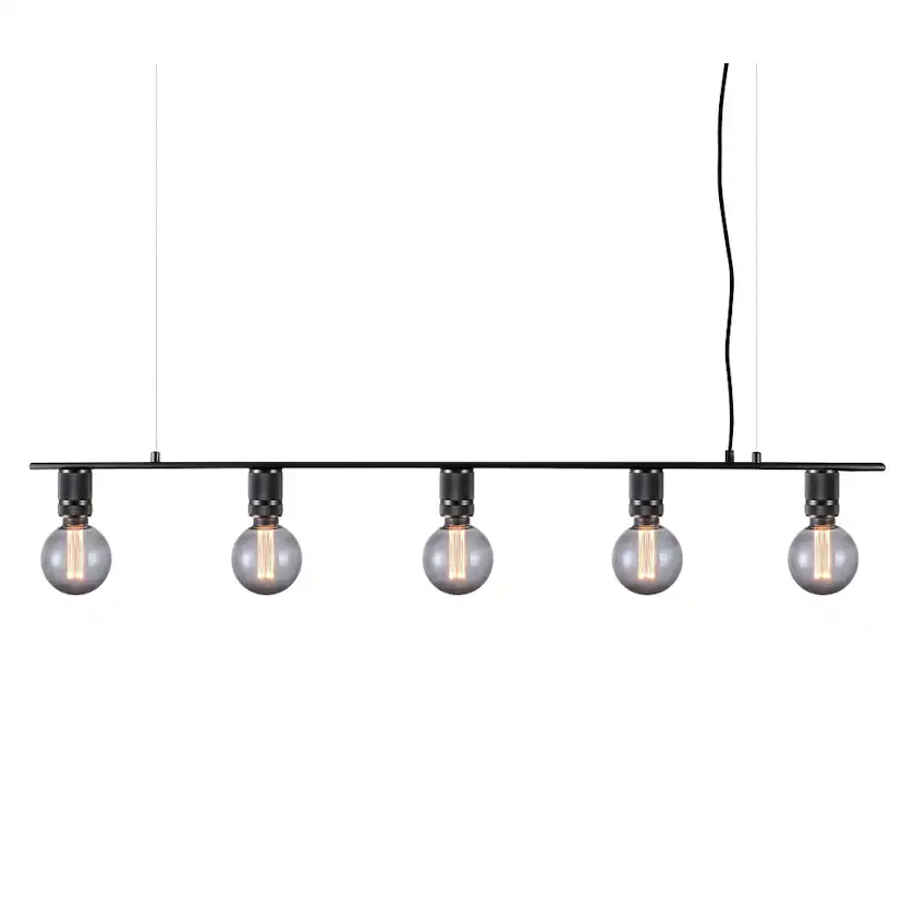 Taklampa Halo Design 5L E27 Svart