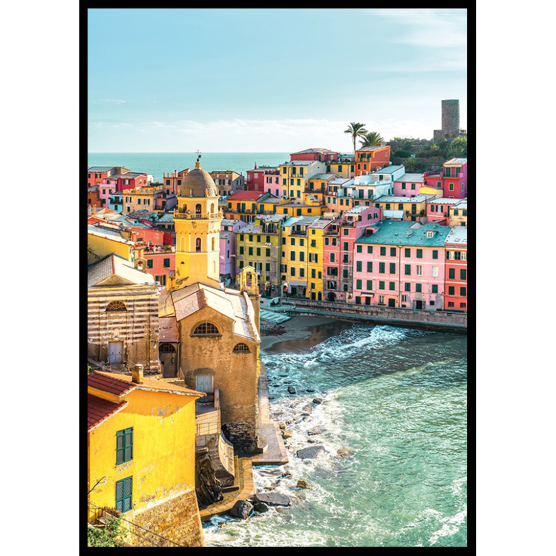 Poster Gallerix Vernazza Coastal Colors