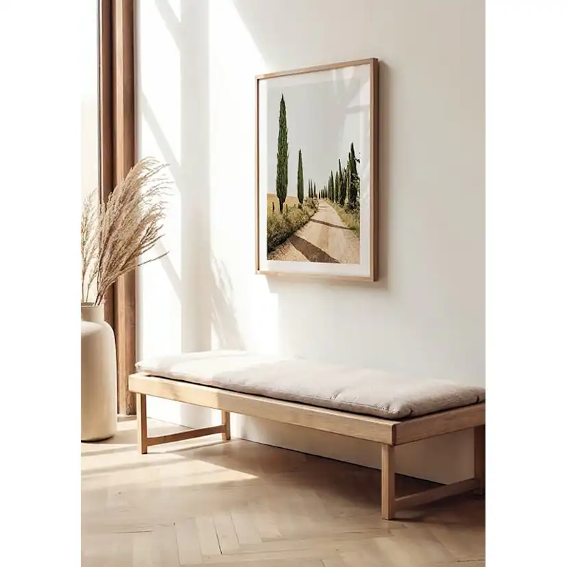 Poster Gallerix Tuscan Cypress Lane