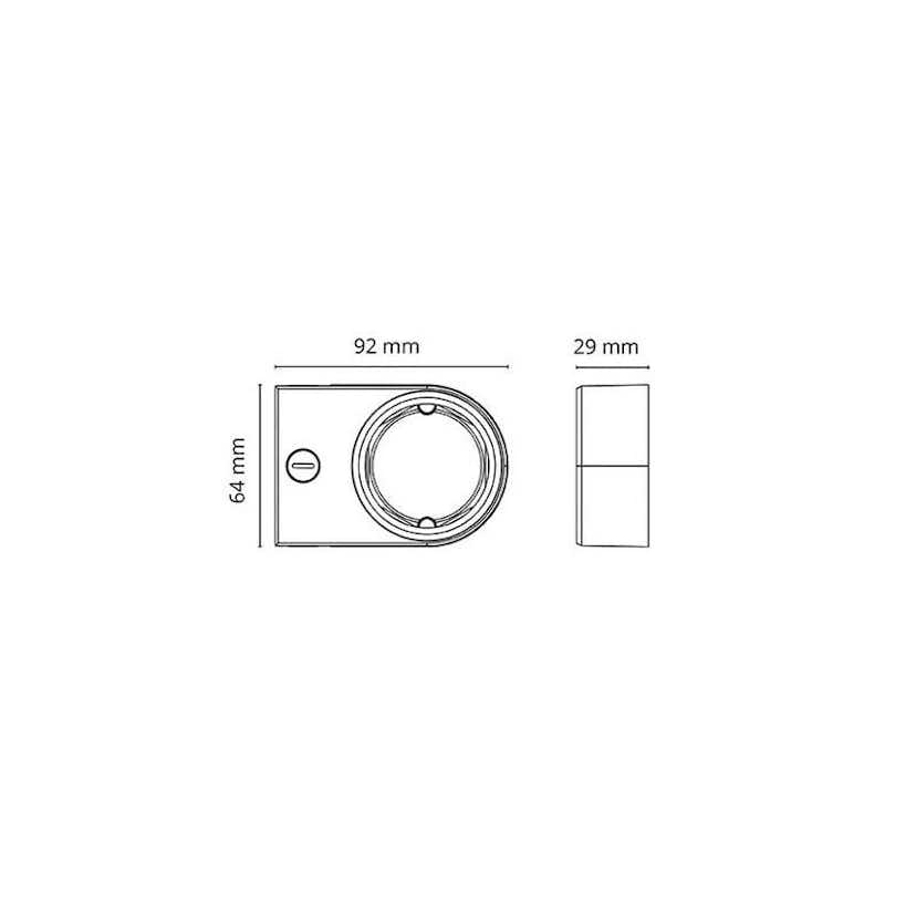 Spotlightskena SG ARMATUREN Zip Star Vit 6,5W 2700K