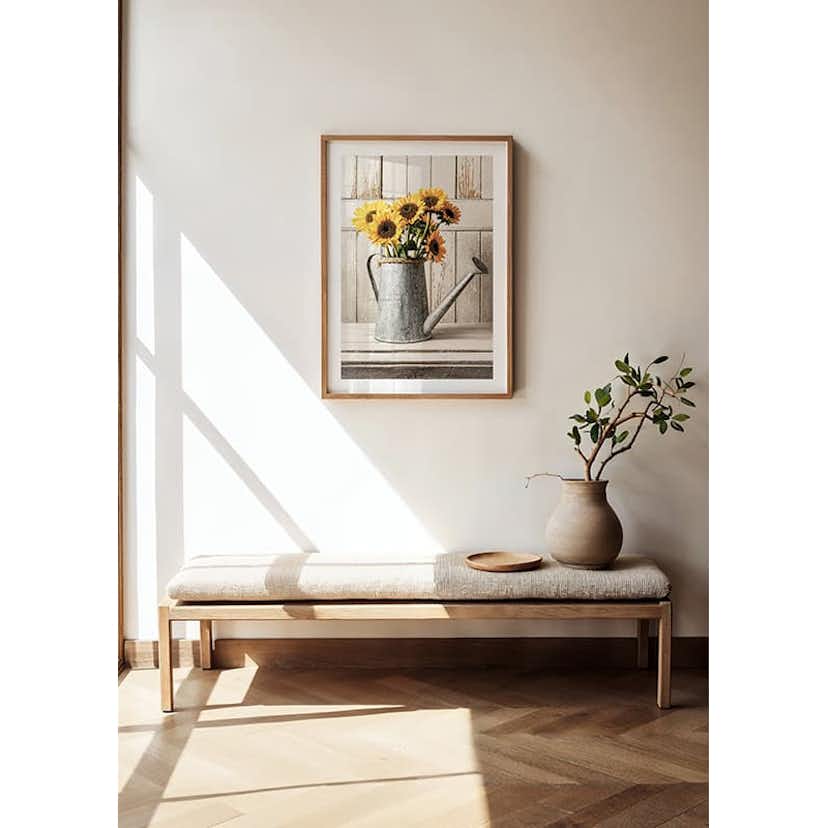 Poster Gallerix Rustic Sunflowers