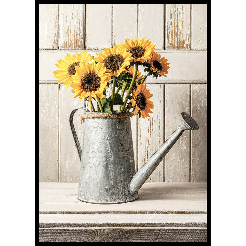 Poster Gallerix Rustic Sunflowers