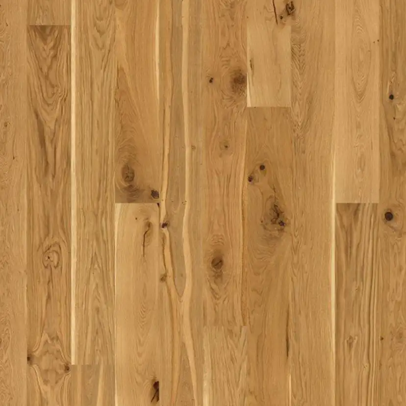 Trägolv Berg & Berg Ek XXL Vild, Mattlackat 1-Stavs Parkettgolv