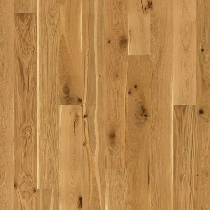 Parkettgolv Berg & Berg Ek XXL Vild Borstad Naturolja 1-Stav