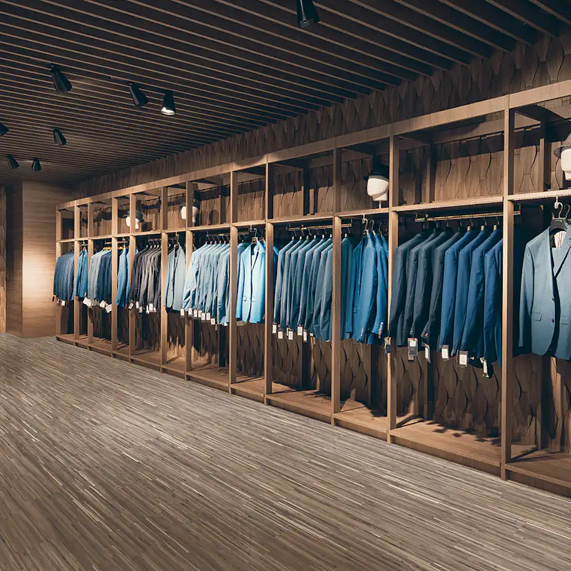 Trägolv Berg & Berg Ek XS Rökt Borstad Vitolja