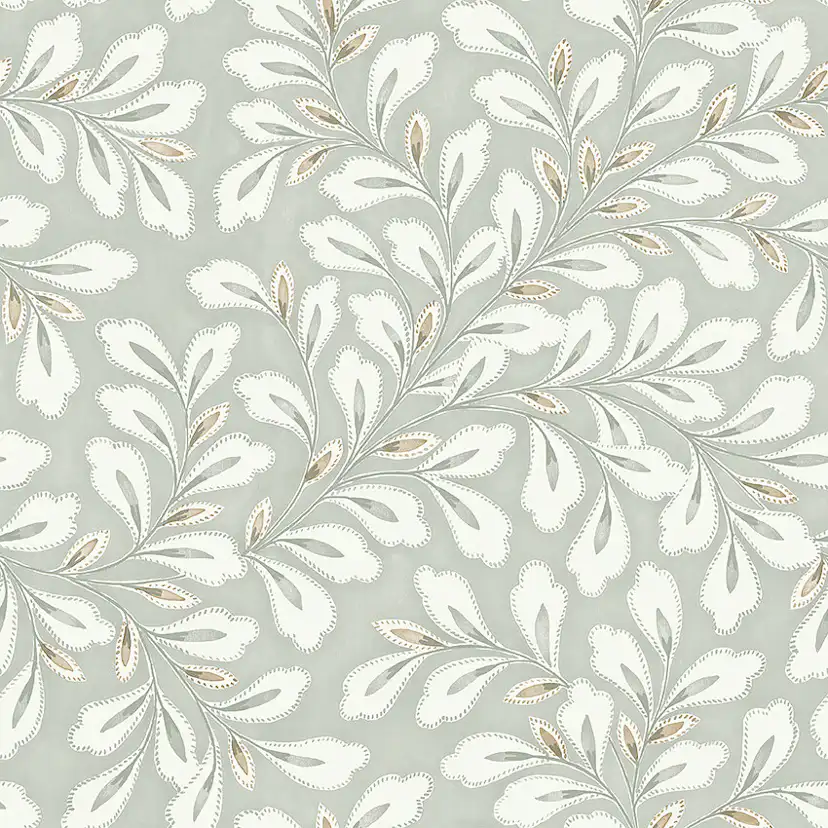 Tapet Boråstapeter Melodi Liv 7429 EasyUp, Mönstrad Grön