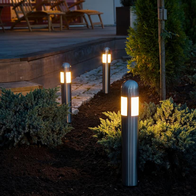 Dekorationsbelysning Gnosjö Konstsmide Amalfi Rostfritt 3 Set 35 cm