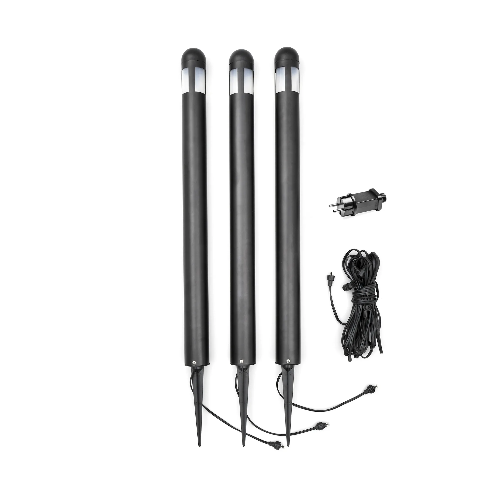 Dekorationsbelysning Gnosjö Konstsmide Amalfi Svart 3 Set 75 cm