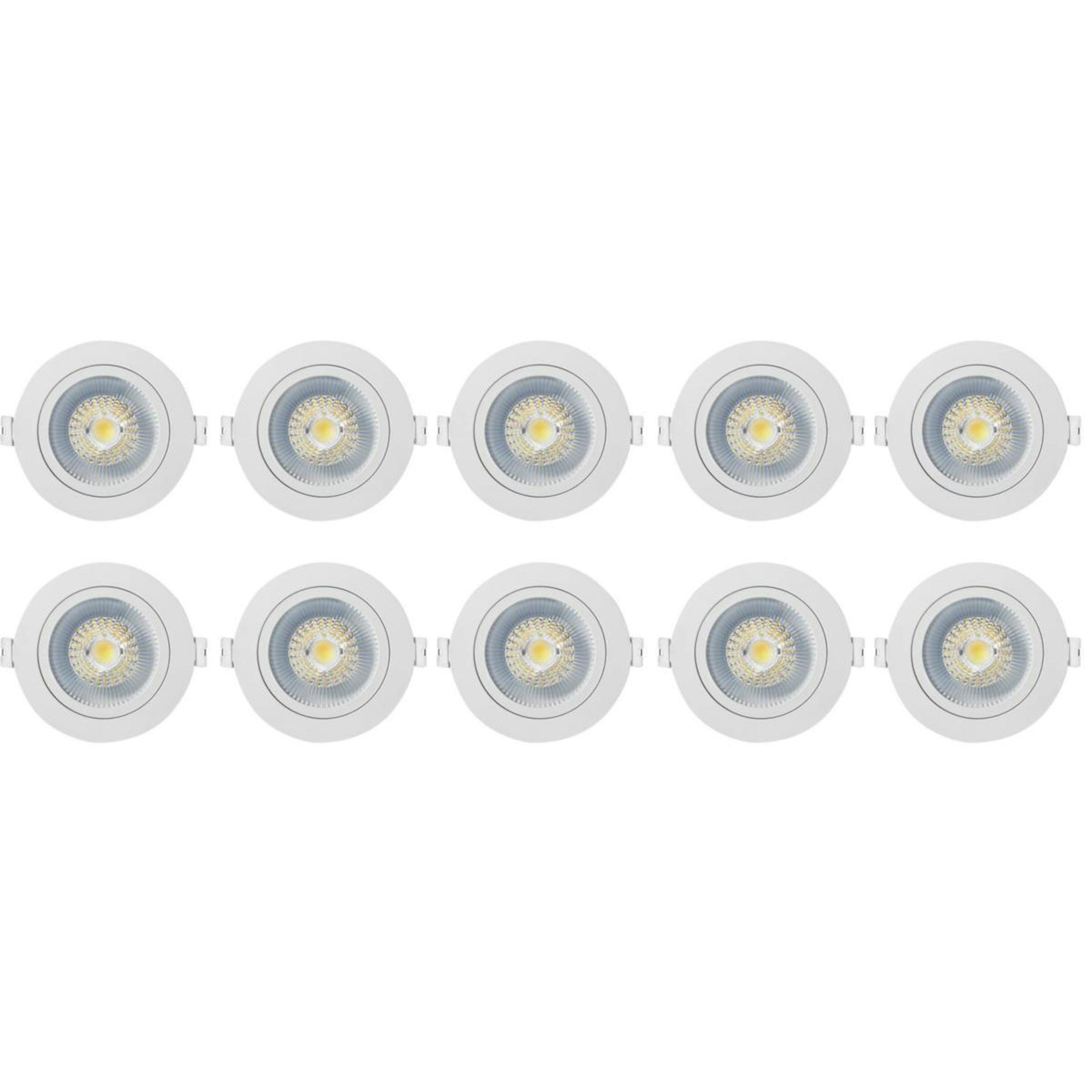 Downlight Westal Nedljus 7W 650Lm 27,3,4K Vit 10-pack Wld Fr72 Flex Tilt