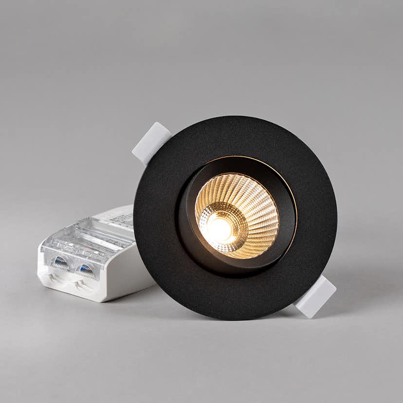 Downlight Hide-A-Lite DL Optic G2 L Q ISO Svart Tune 460 lm