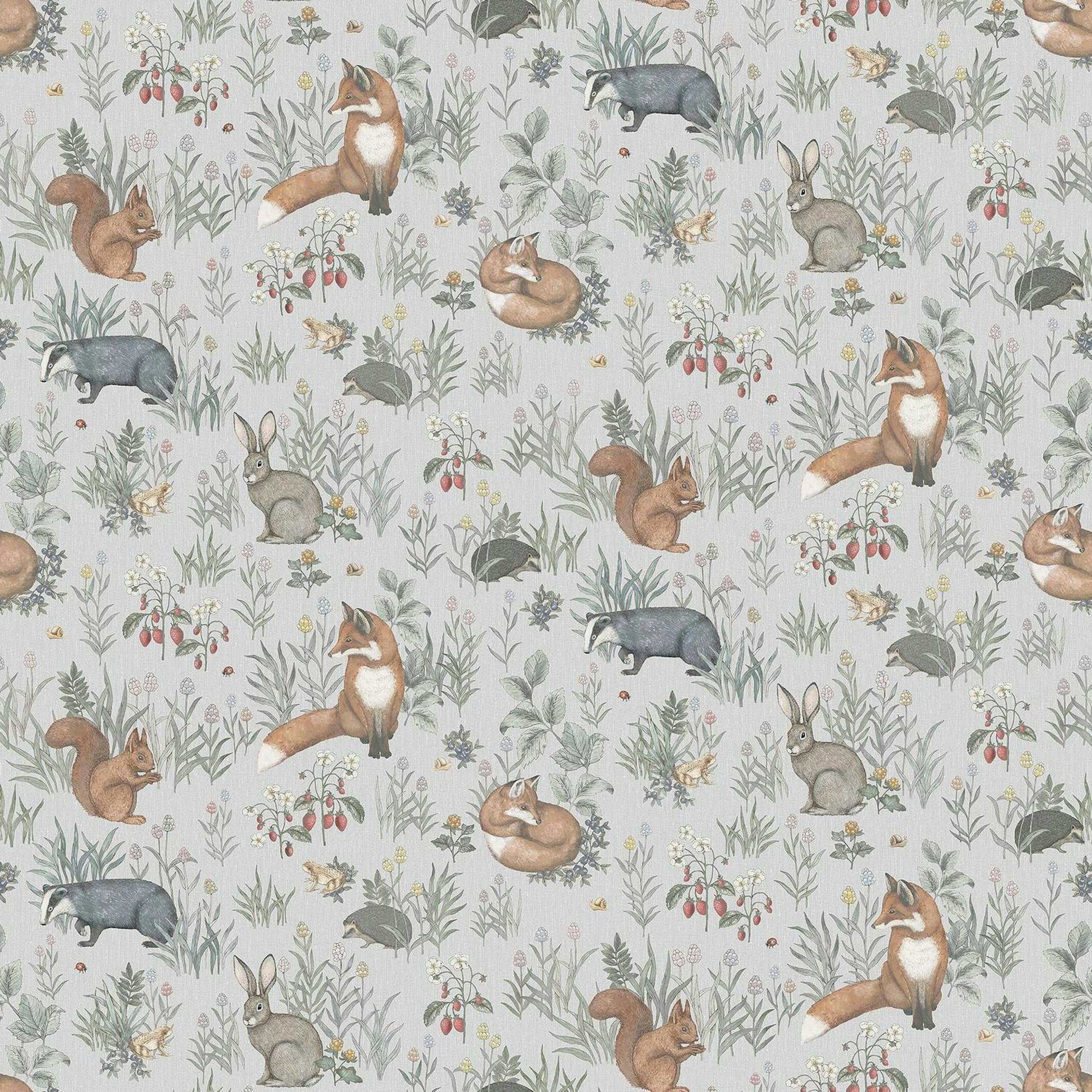 Tapet Boråstapeter Forest Friends Mural 7480