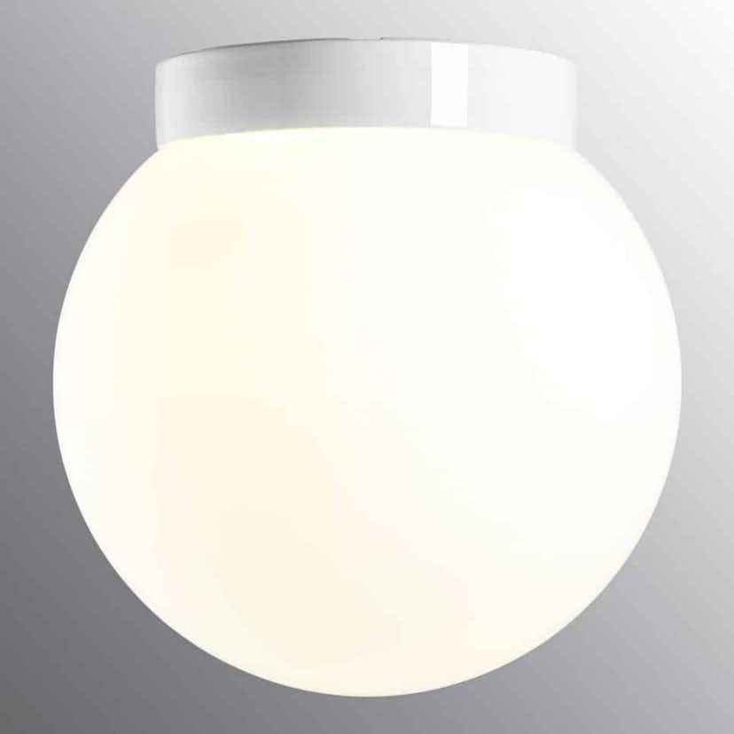 Vägg-/Taklampa Ifö Electric Classic Glob 300 Opal IP44 12W