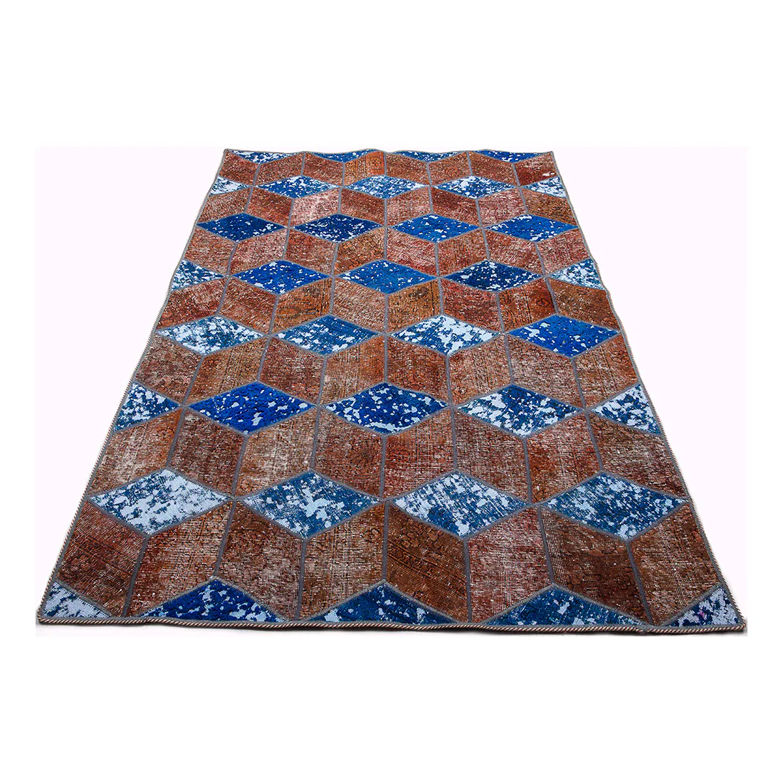 Persisk Patchworkmatta D-sign Handknuten 750645