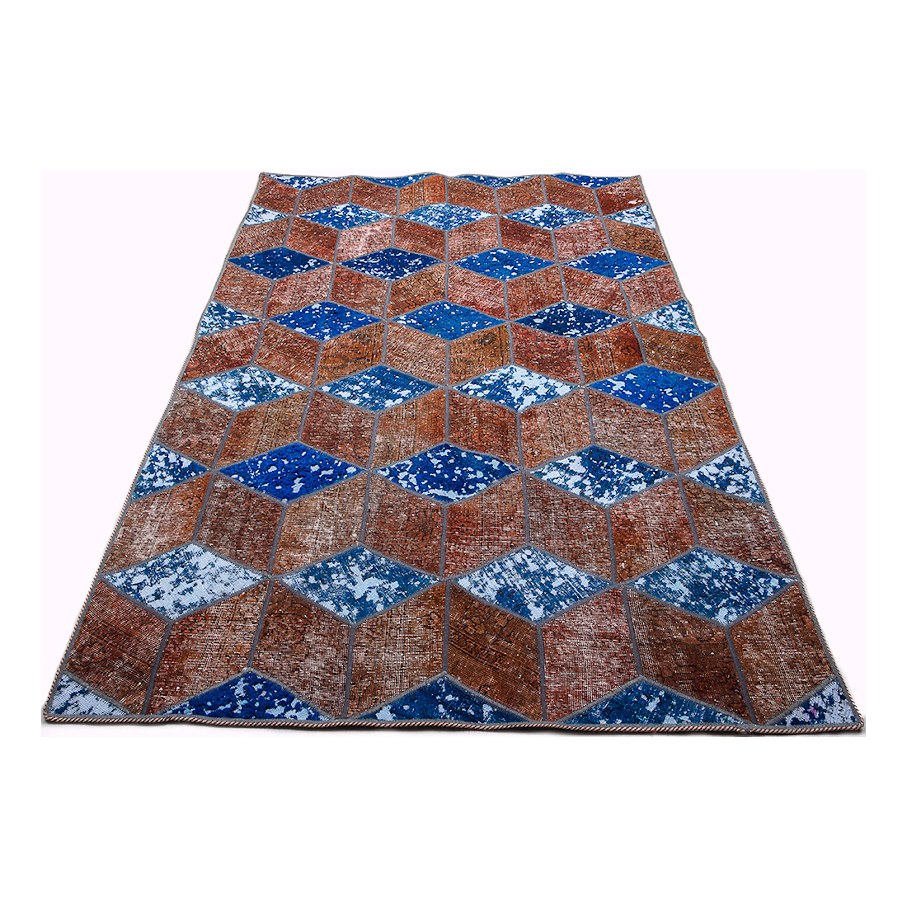 Persisk Patchworkmatta D-sign Handknuten 750645