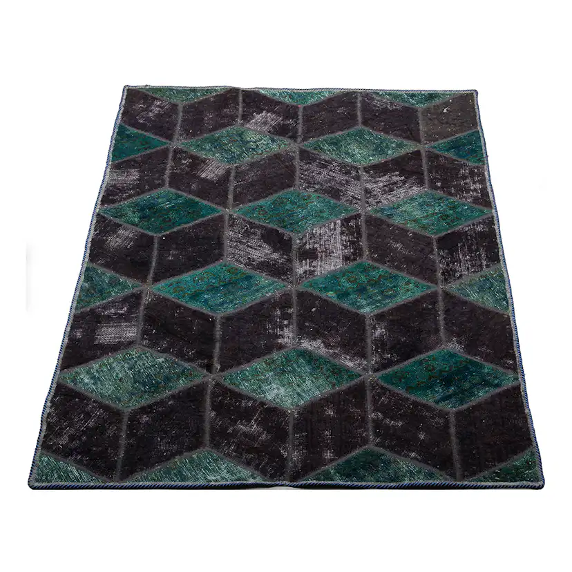 Persisk Patchworkmatta D-sign Handknuten 750649