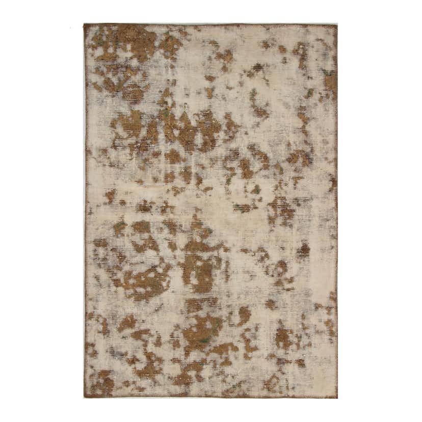 Persisk Vintagematta D-sign Handknuten 750698