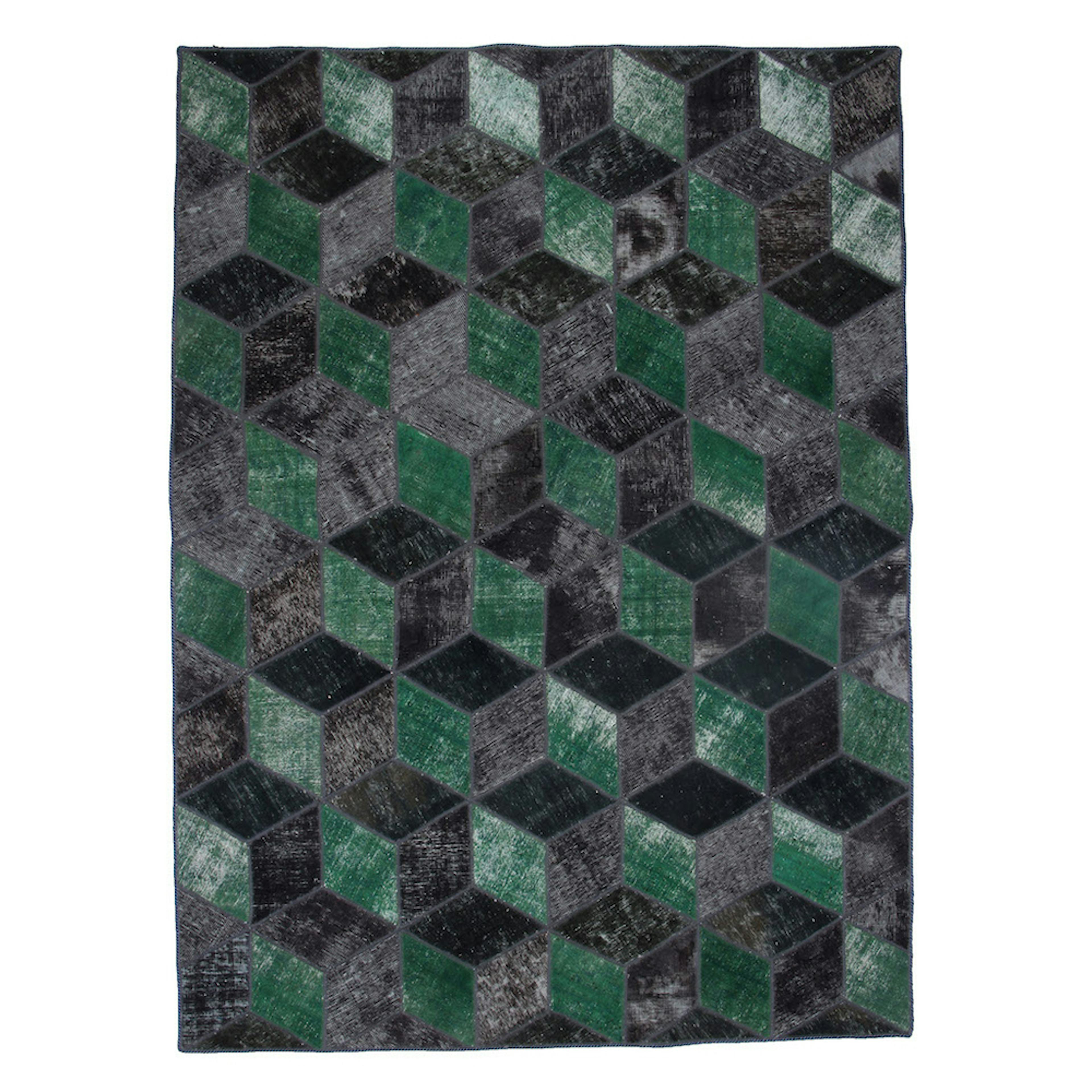 Persisk Patchworkmatta D-sign Handknuten 750741