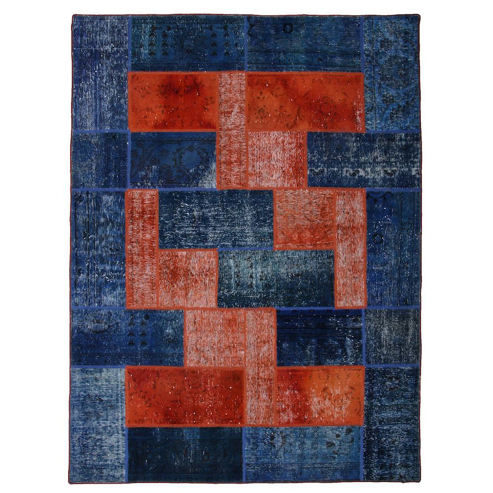 Persisk Patchworkmatta D-sign Handknuten 750772