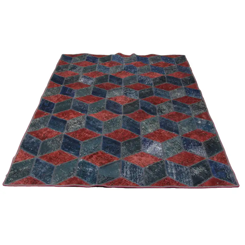 Persisk Patchworkmatta Arkiio Ull/Garn Tabriz 178x246