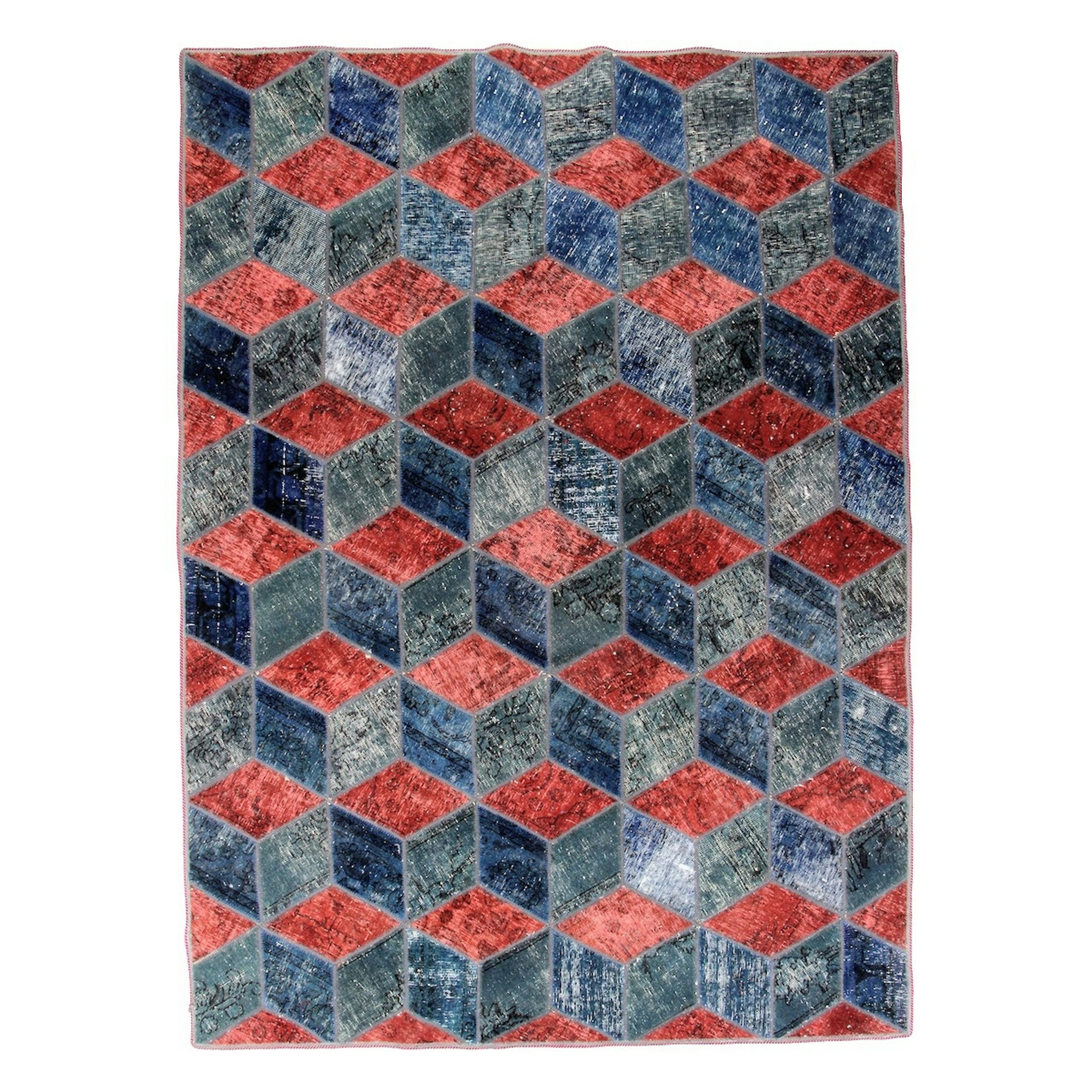 Persisk Patchworkmatta Arkiio Ull/Garn Tabriz 178x246