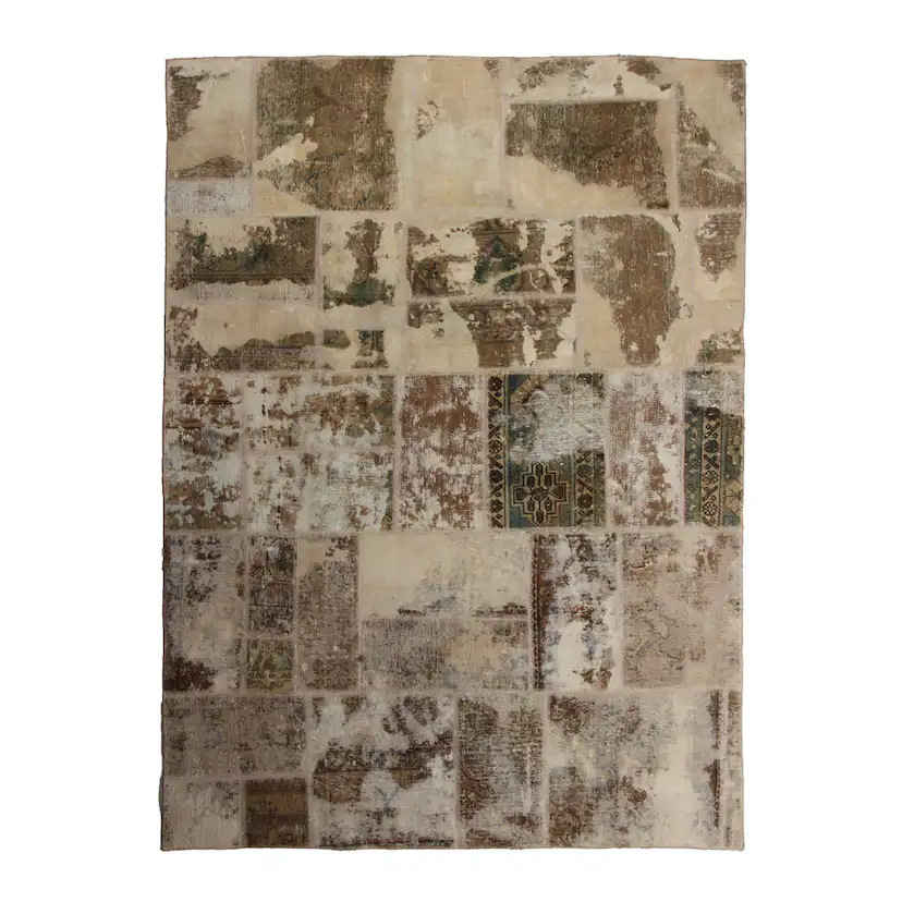 Persisk Patchworkmatta D-sign Handknuten 750784