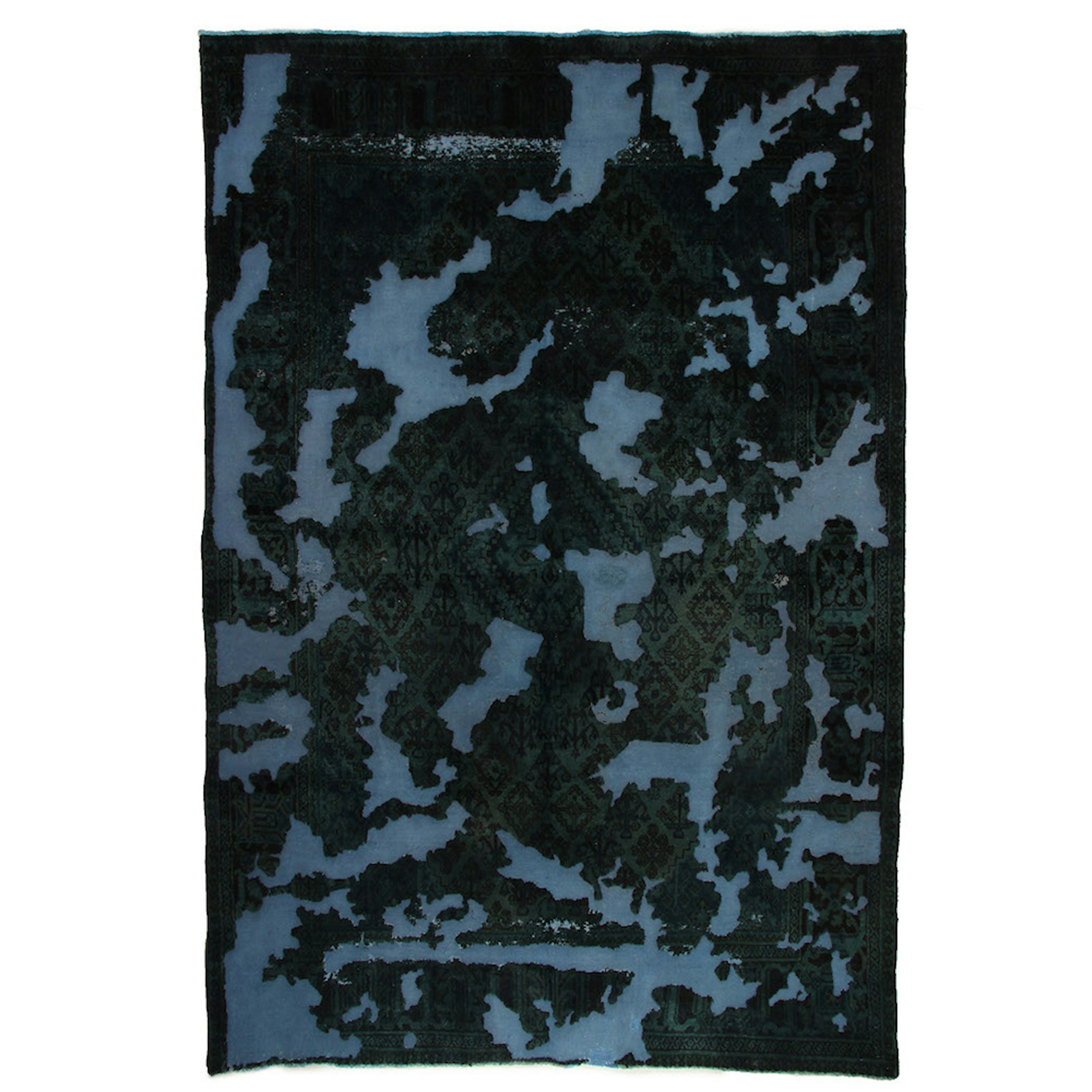 Persisk Vintagematta D-sign Handknuten 750806