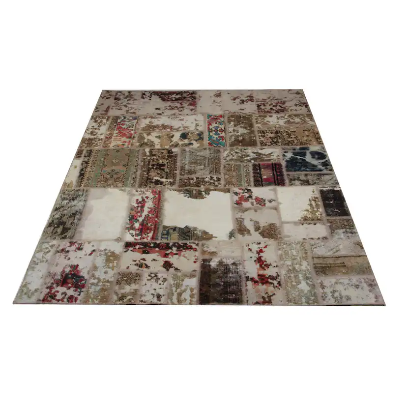 Persisk Patchworkmatta Arkiio Ull/Garn Tabriz 168x222