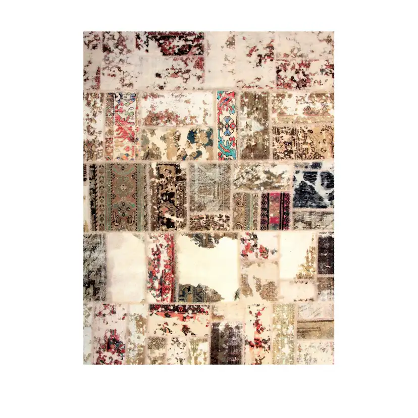 Persisk Patchworkmatta Arkiio Ull/Garn Tabriz 168x222