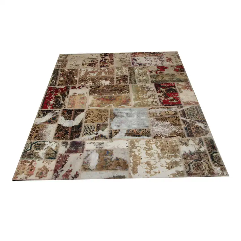 Persisk Patchworkmatta Arkiio Creme/Brun 168x223