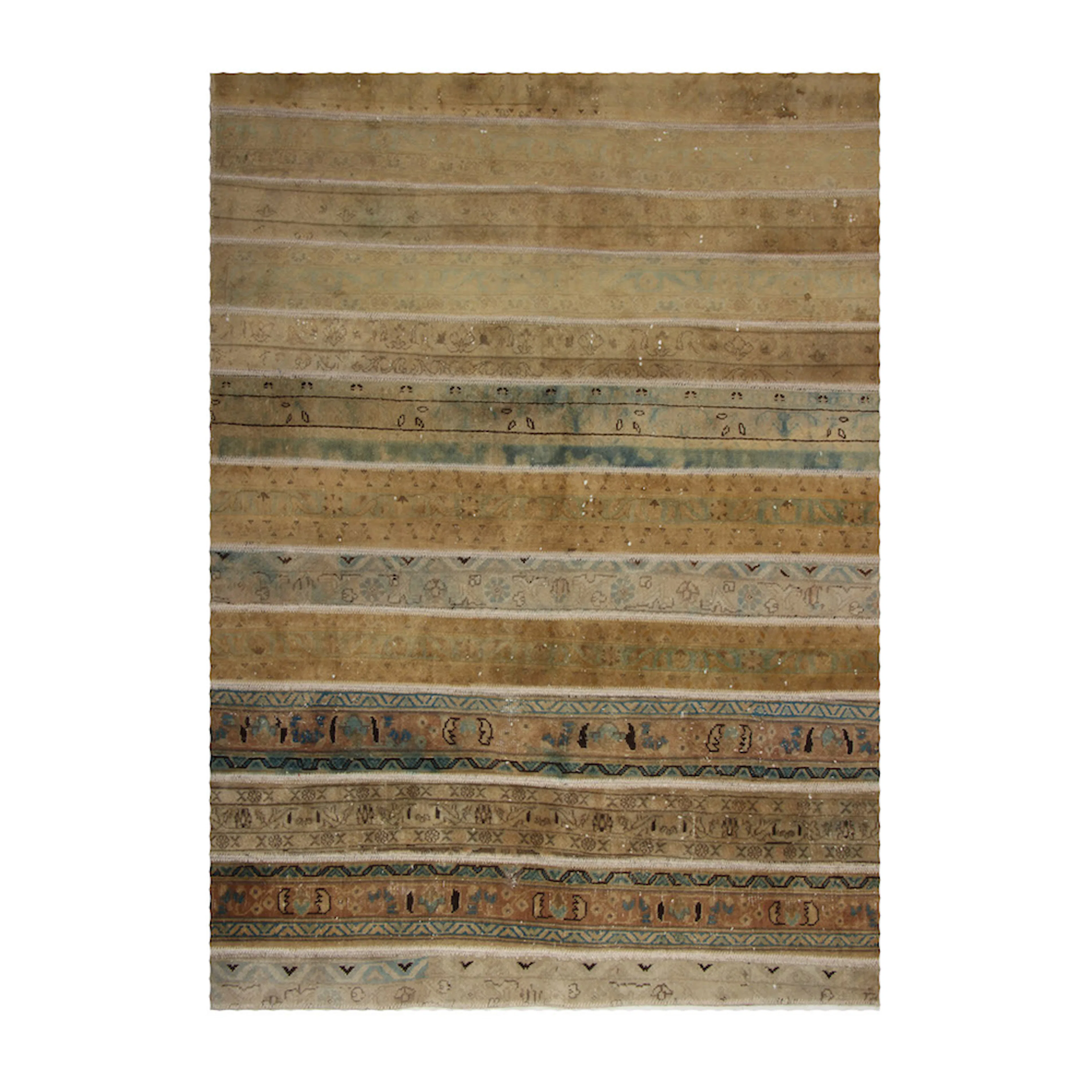 Persisk Patchworkmatta D-sign Handknuten 750898