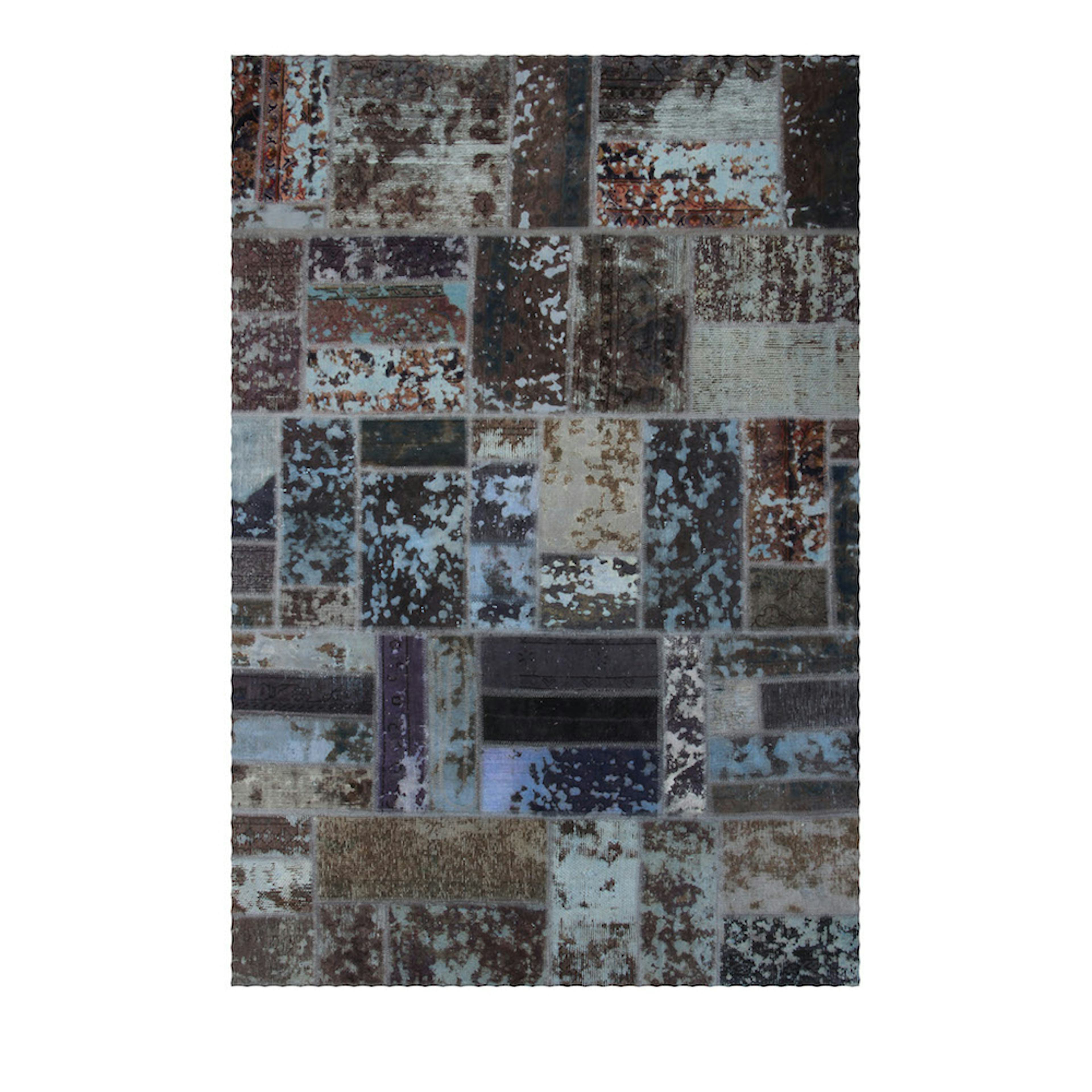 Persisk Patchworkmatta D-sign Handknuten 750913