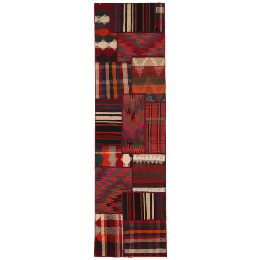 Persisk Patchworkmatta Arkiio Shiraz/Azerbajdzjan 70x254