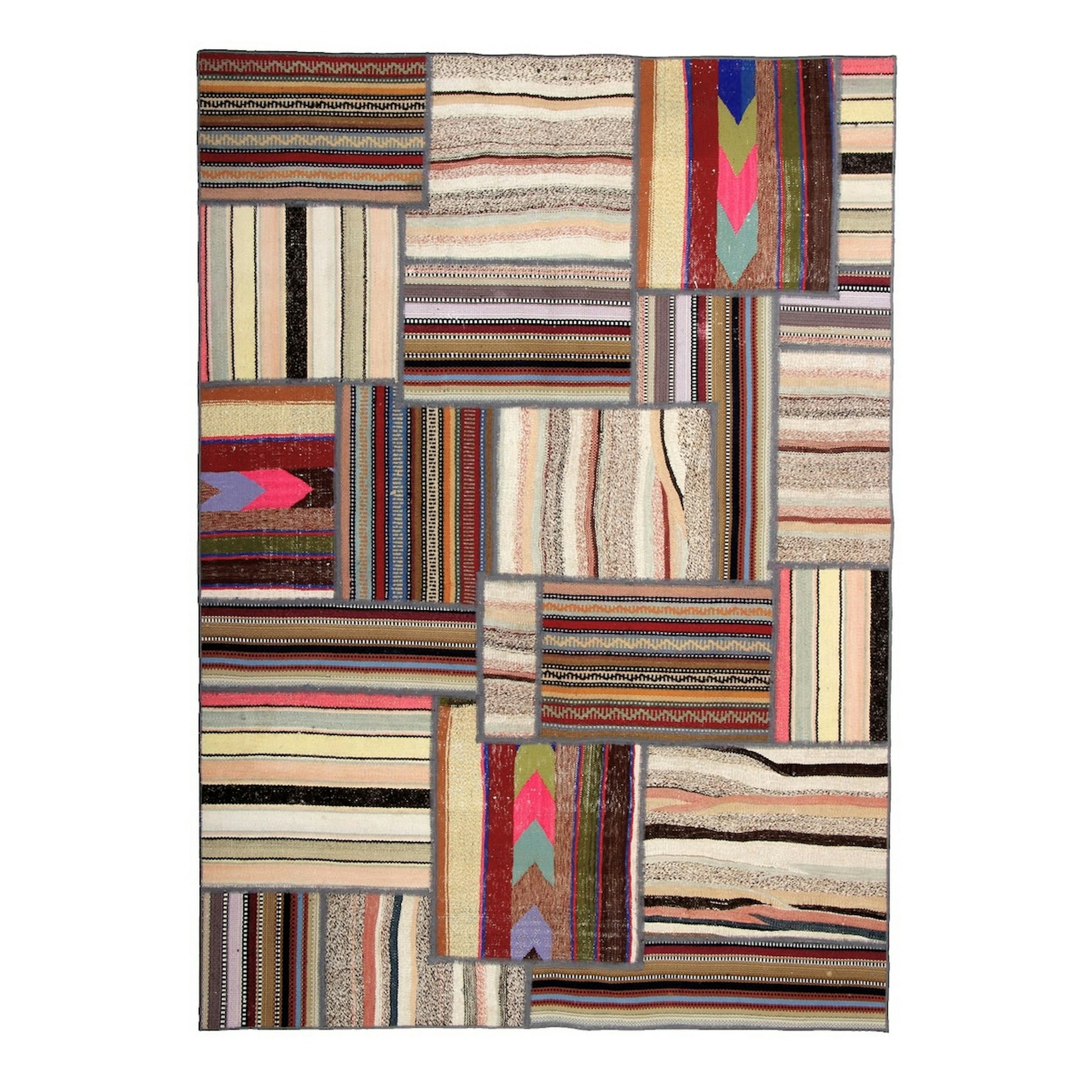 Persisk Patchworkmatta Arkiio Shiraz/Azerbajdzjan 145x203