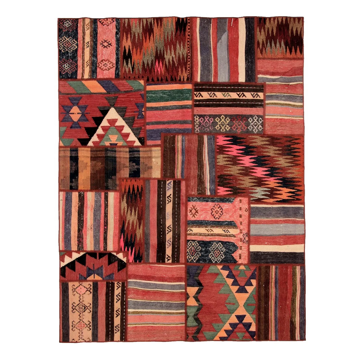 Persisk Patchworkmatta Arkiio Shiraz/Azerbajdzjan 152x202