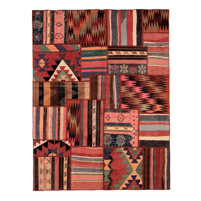 Persisk Patchworkmatta Arkiio Shiraz/Azerbajdzjan 152x202